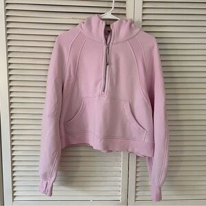 Lululemon Scuba Oversized half-zip crop Hoodie, M/L